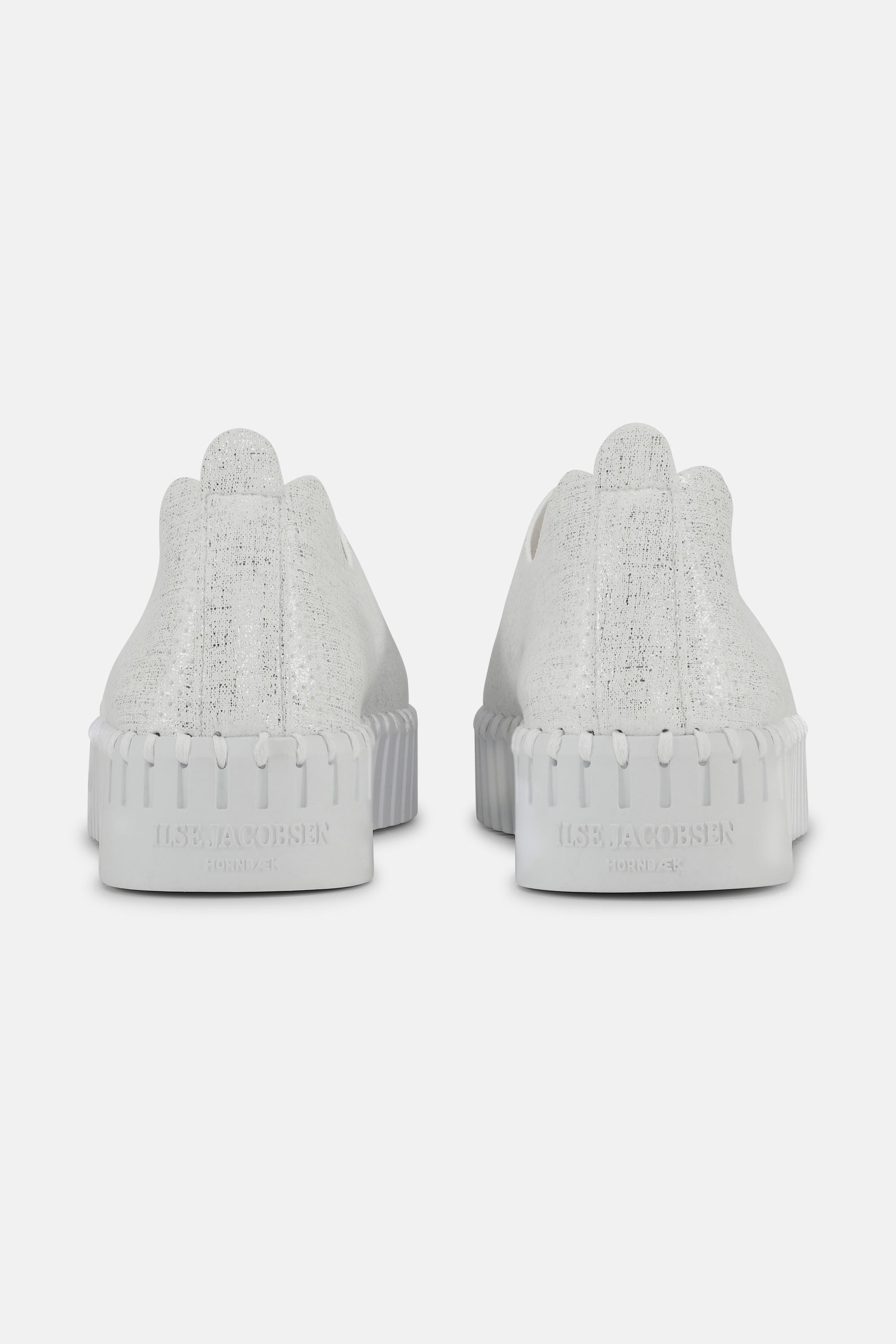 Tulip Plattformsko Glitter - White White